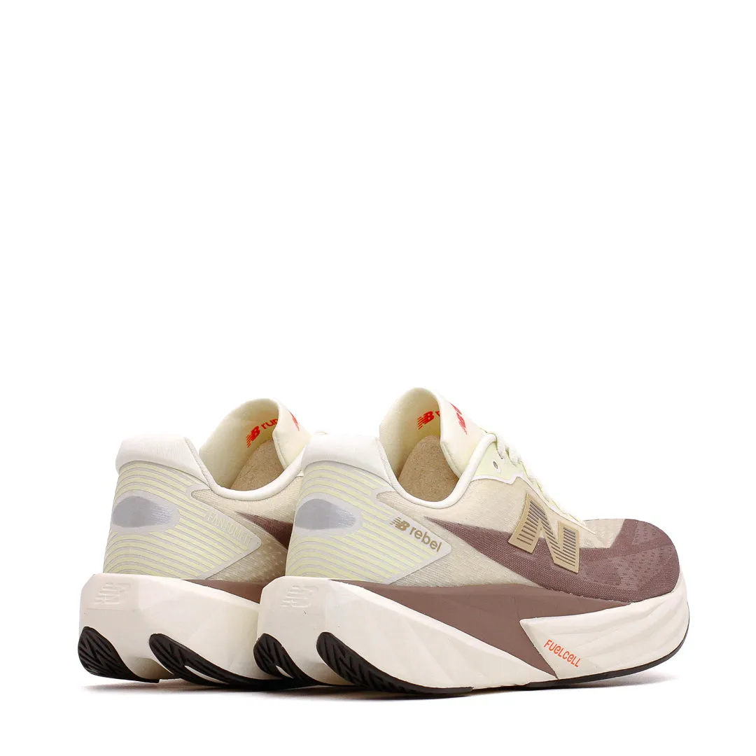 New Balance Men FuelCell Rebel v5 Angora Earth Shadow MFCXLY5 Dynamic response Grippy Sole