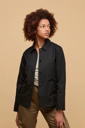 Vegan Safe Mild Day Outfit Women's Chore Jacket - Black