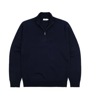 Cozy Sweatshirt SustainableCertified Trunk Trebeck Merino Half Zip Sweater: Navy