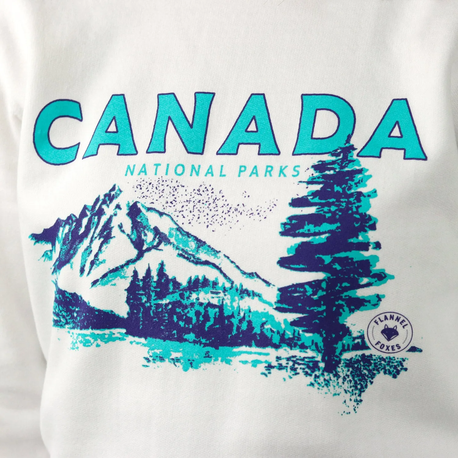 EcoFriendly Material Breezy Comfort National Parks Sweatshirt ?C White