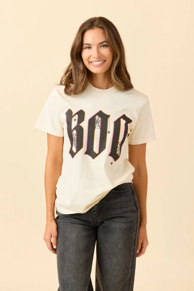 Sport Layer Fit Relax Fit Design Boo Ivory Graphic Tee SALE