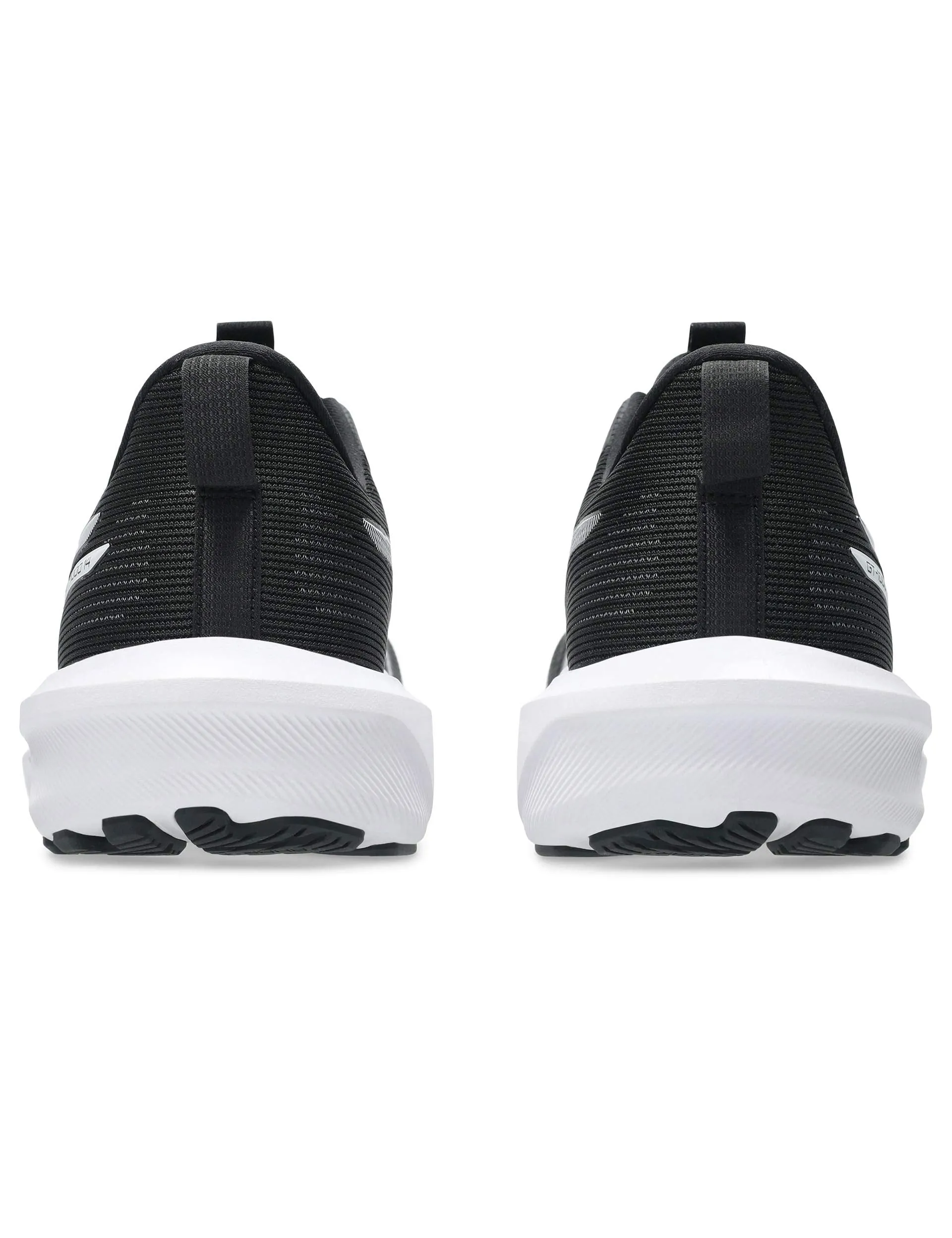 GT-1000 14 - Black/White Stretch Collar running in a gondola area shoes