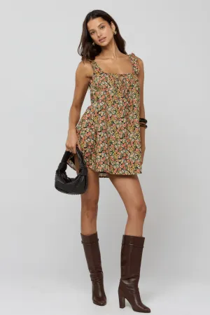 Slim-fit Mini Moo Dress in Fig