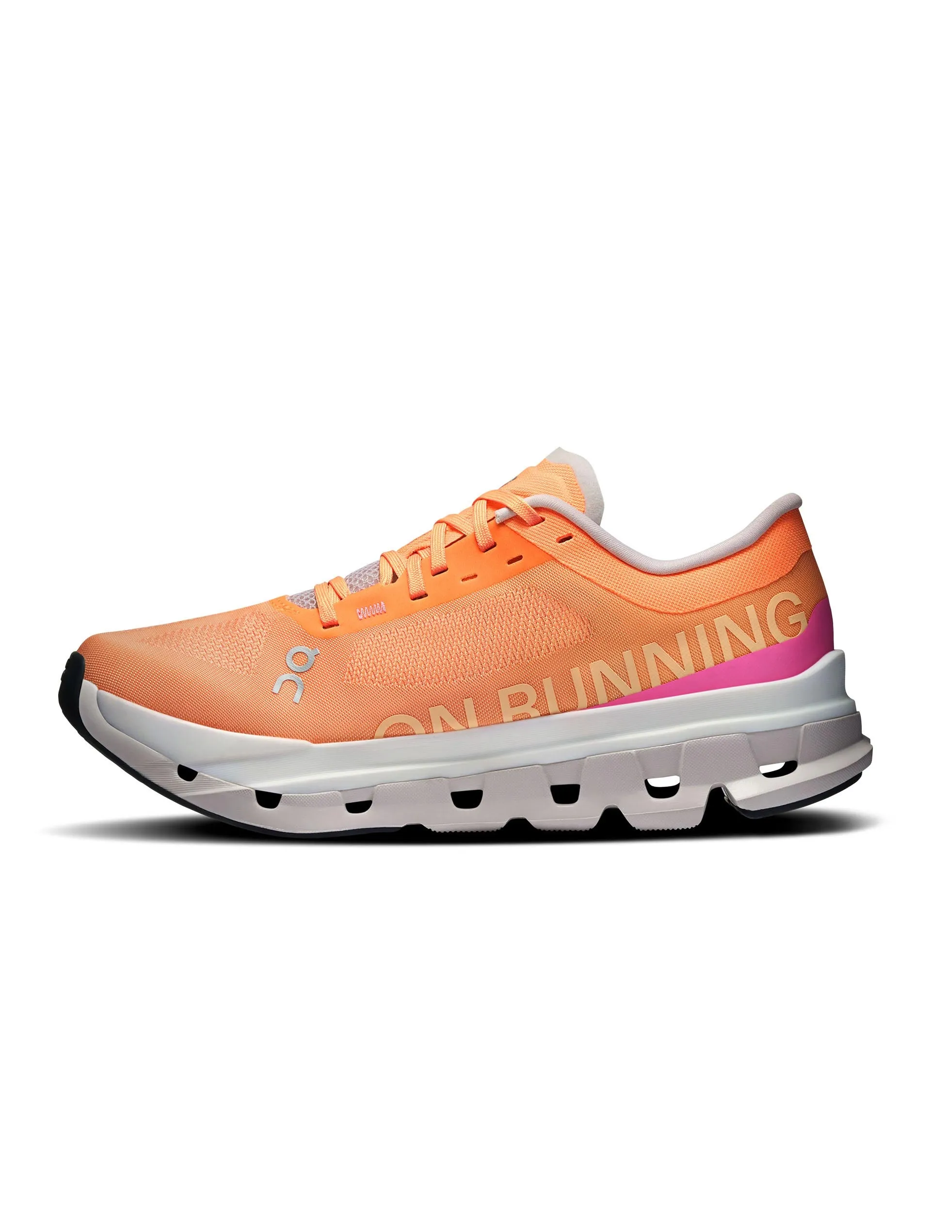 Cloudflow 5 - Tangerine/Silver stable sole shoes bulky - design shoes