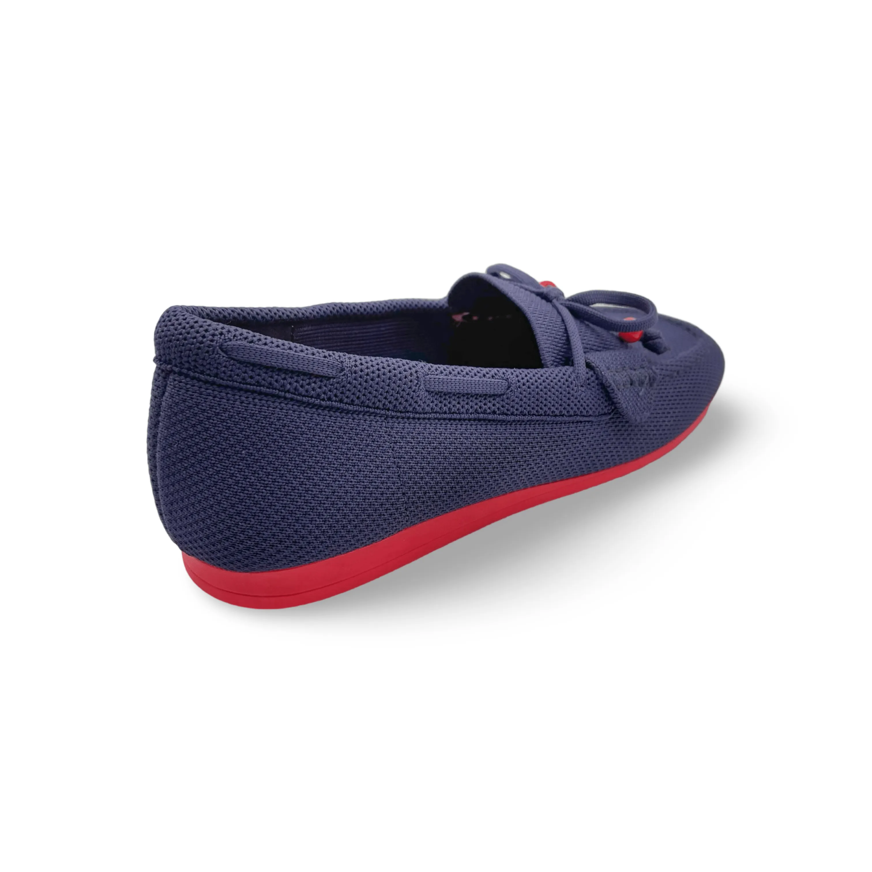 Gym Life Nevee Navy Knit Fabric Loafer