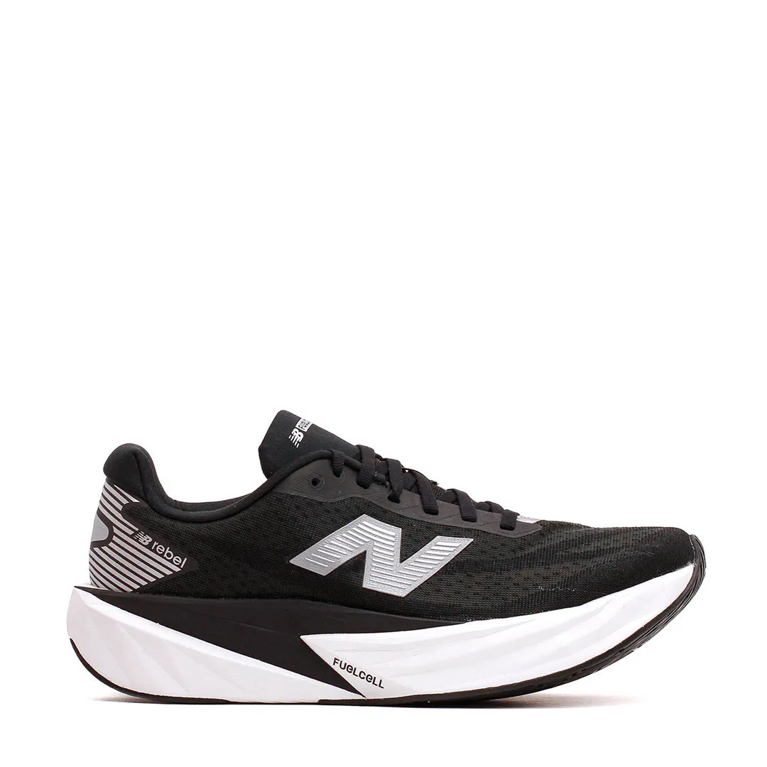snowy New Balance Men FuelCell Rebel v5 Black MFCXLO5