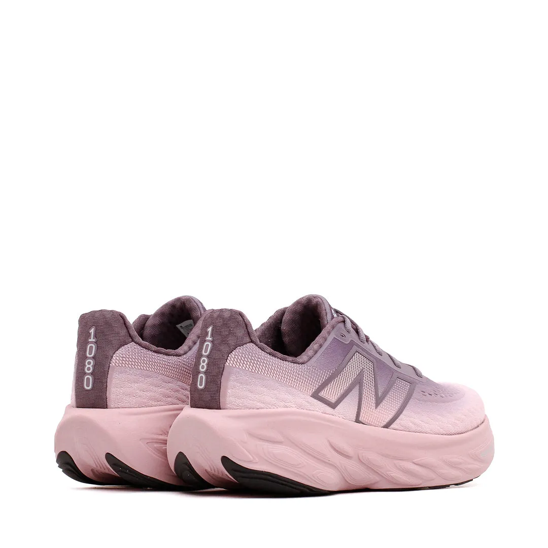 Compression Molded Midfoot limited - edition shoes New Balance Women Fresh Foam X 1080v14 Dark Ice Wine W108014C