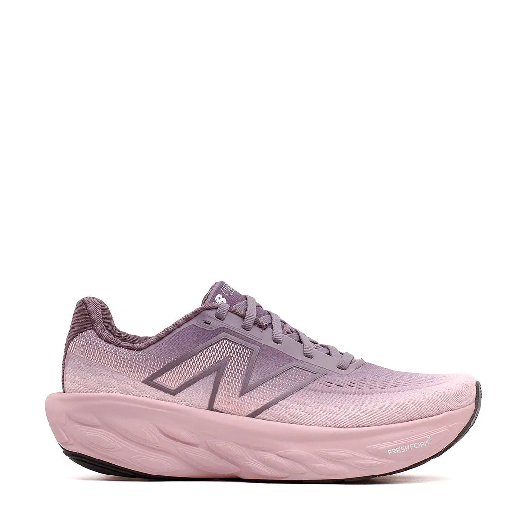 Sports functionality lace - up running shoes New Balance Women Fresh Foam X 1080v14 Dark Ice Wine W108014C