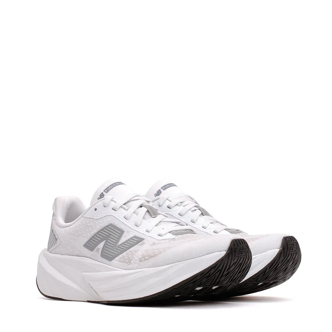core - training running for social interaction New Balance Women FuelCell Rebel v5 White Silver WFCXLM5