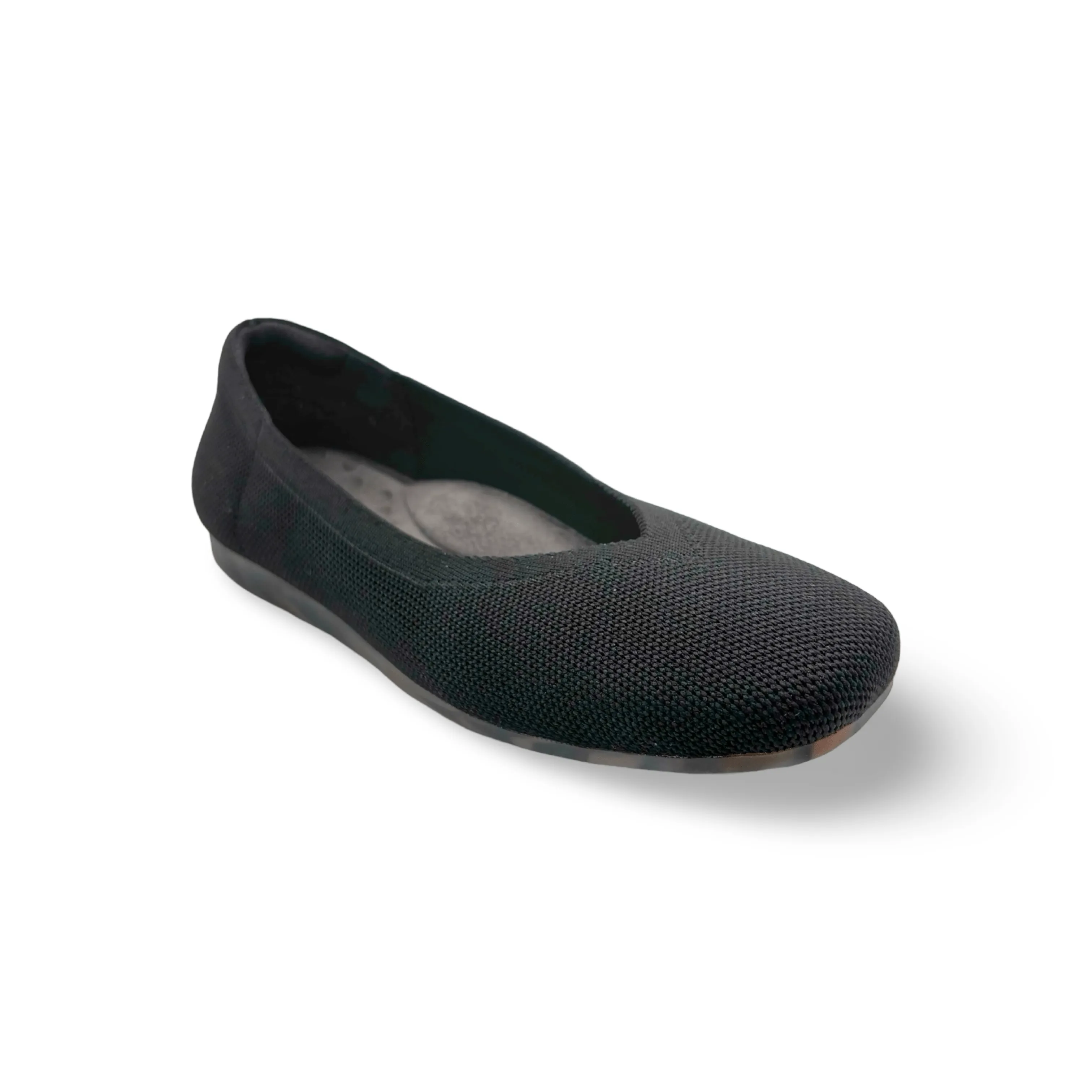 Party Mood Niki Black Knit Fabric Flat