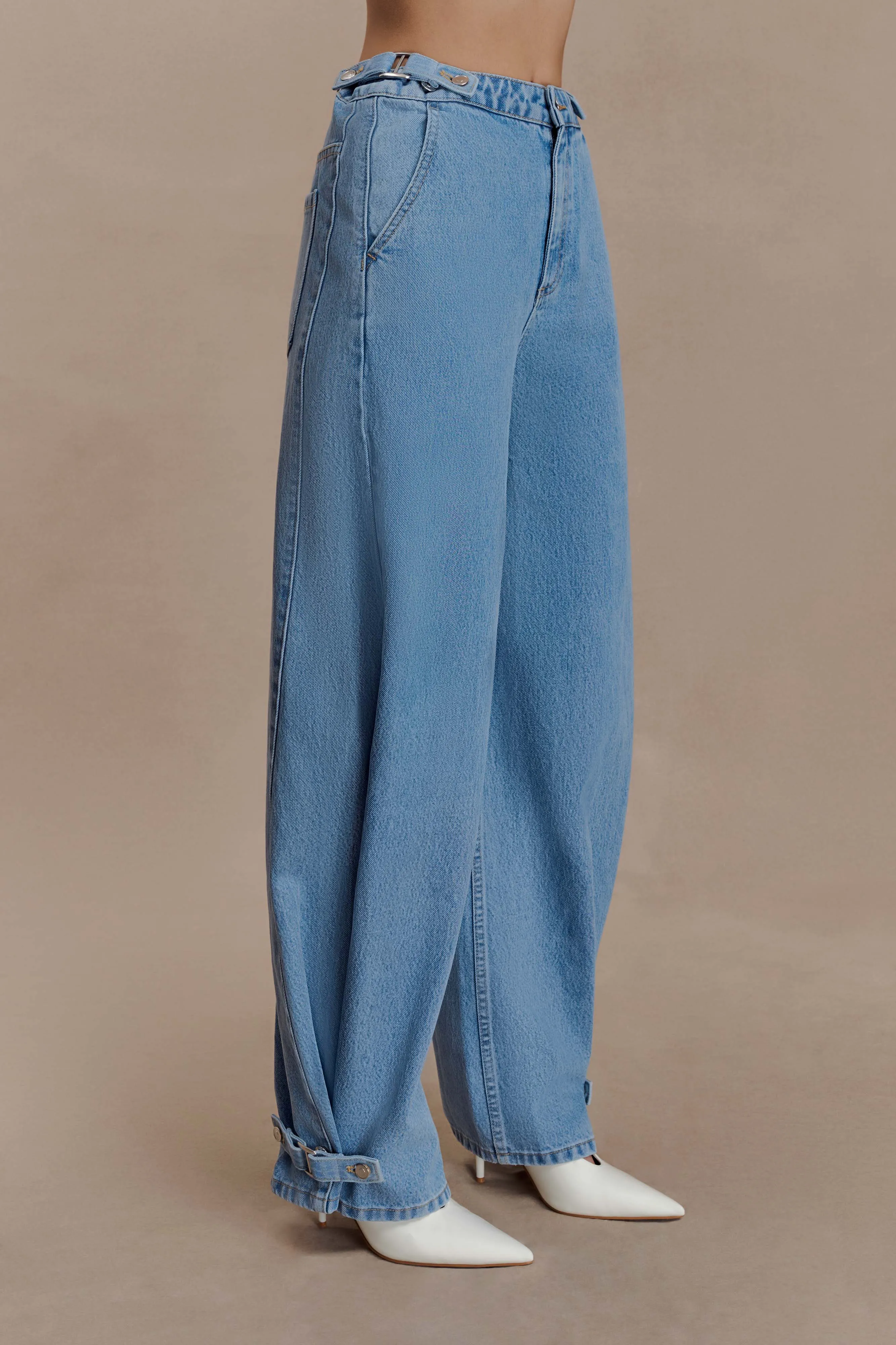 Flossie Multi Way Denim Jeans - Classic Blue school outfit Comfort Wear