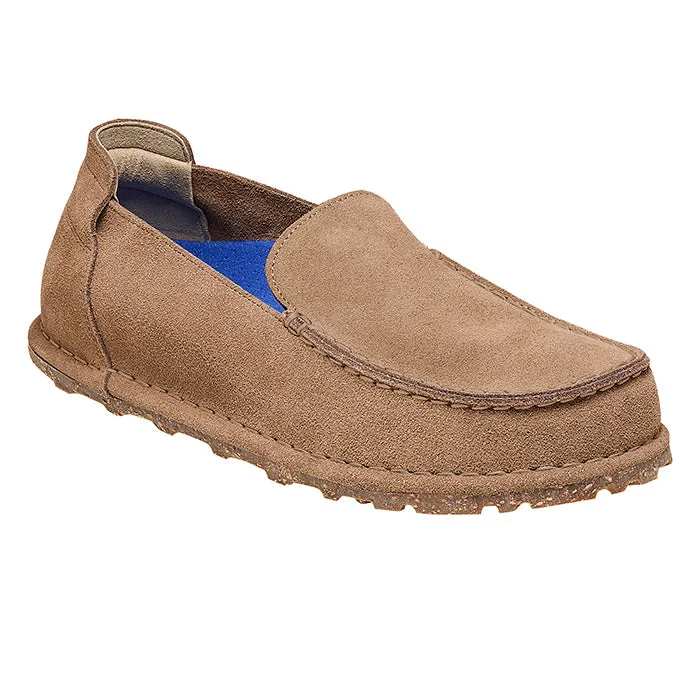 Platform Style Mens Birkenstock Utti in Taupe