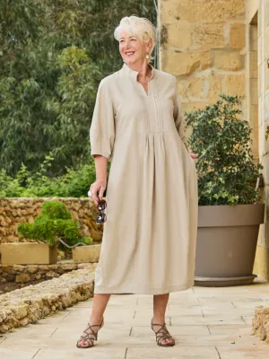 Evening Event Noa by NOEN Linen Dress - Natural