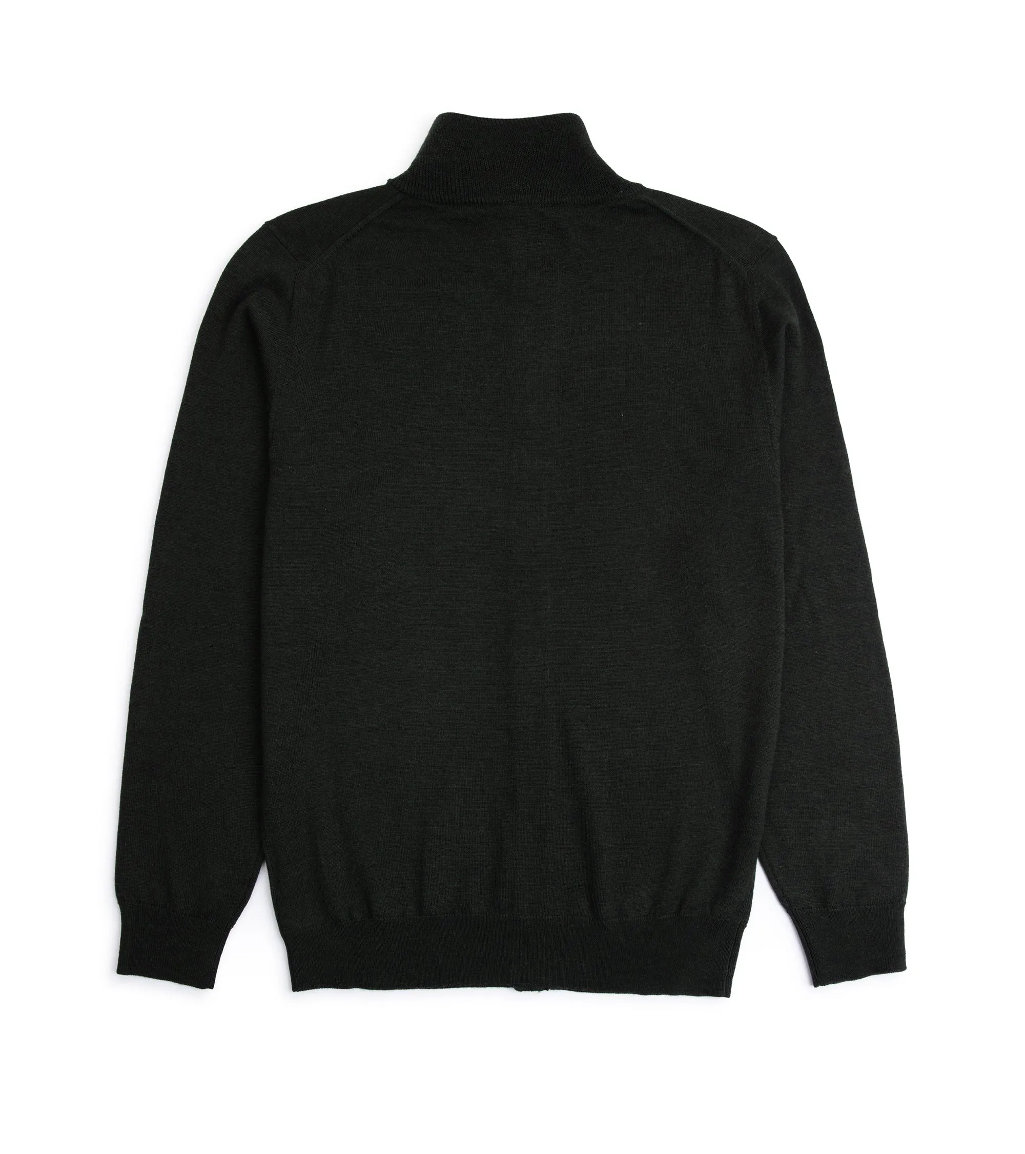 Trunk Stratton Merino Cardigan: Olive Icon Glow