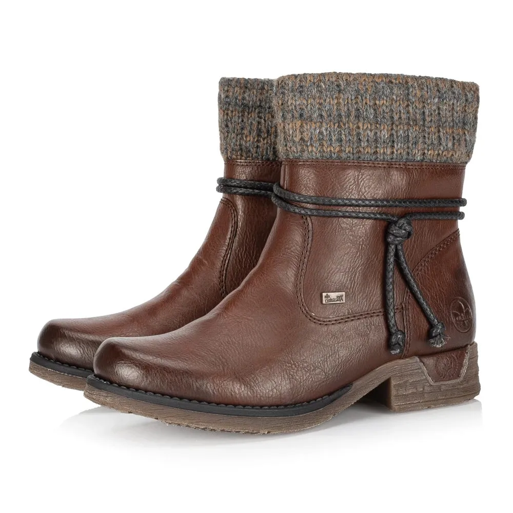 Fire Red Wear Resistant Outsole Rieker 79688-25