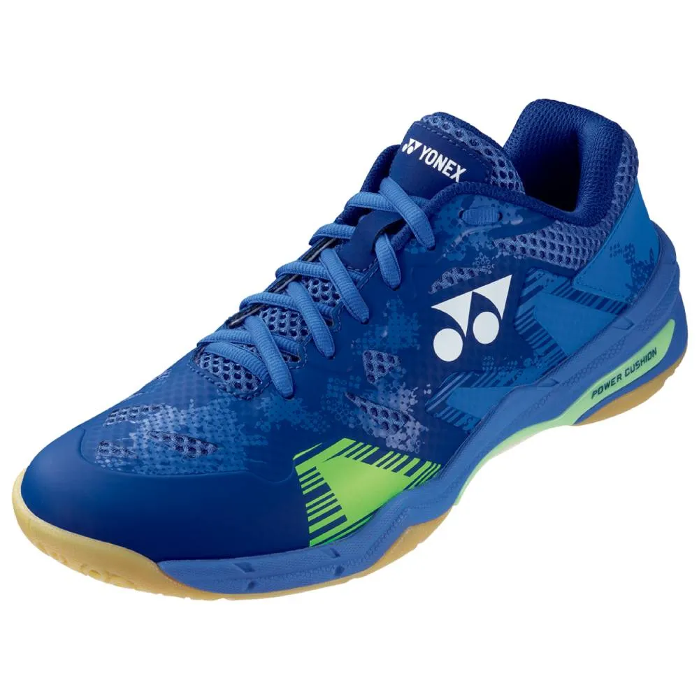 Ankle Support Enhancement Durable Traction Yonex Power Cushion Eclipsion X3 Men's Indoor Court Shoe (Navy/Blue)