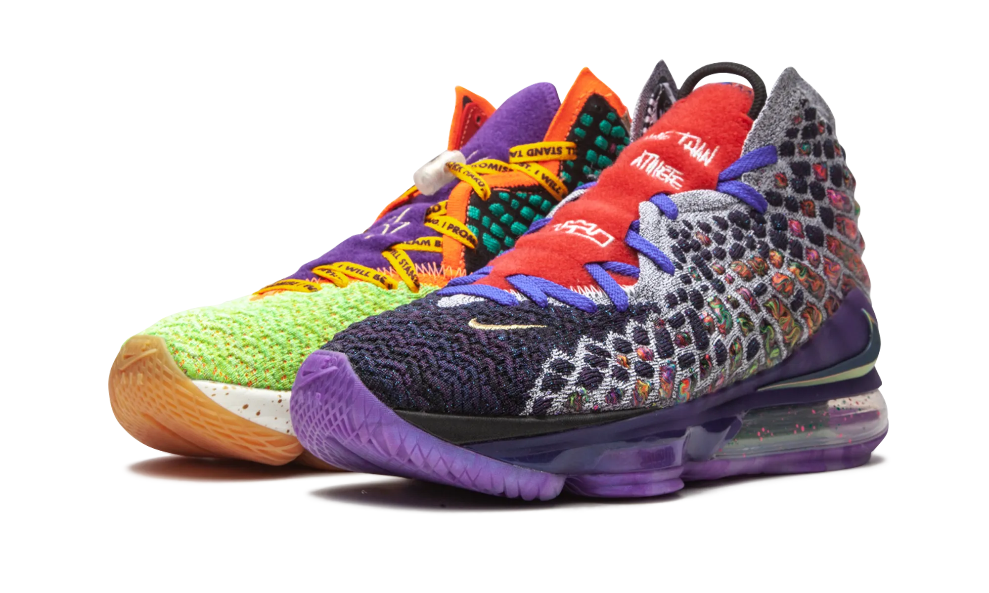 BreathableMesh Hook And Loop LeBron 17 "What The"