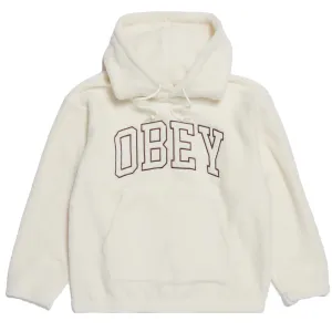Obey Collegiate Hood Unbleached family wear product herringbone texture