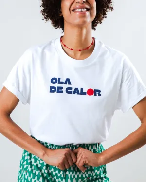 Ola de Calor Oversize Tee  White Chill Design