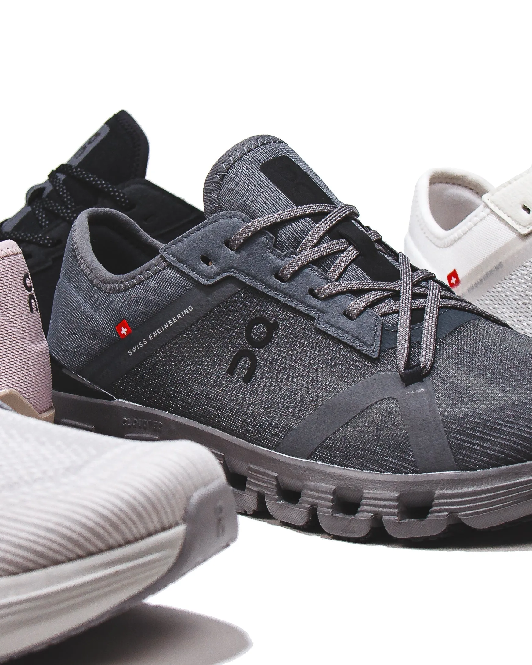 Skechers GoRun running in the rain shoes ON Men Cloud X 4 AD Black Asphalt 3MF10260397