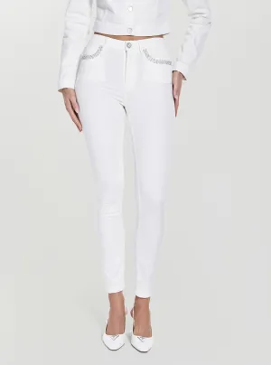 Eco White High-Rise 1981 Skinny Jeans Smart Fit