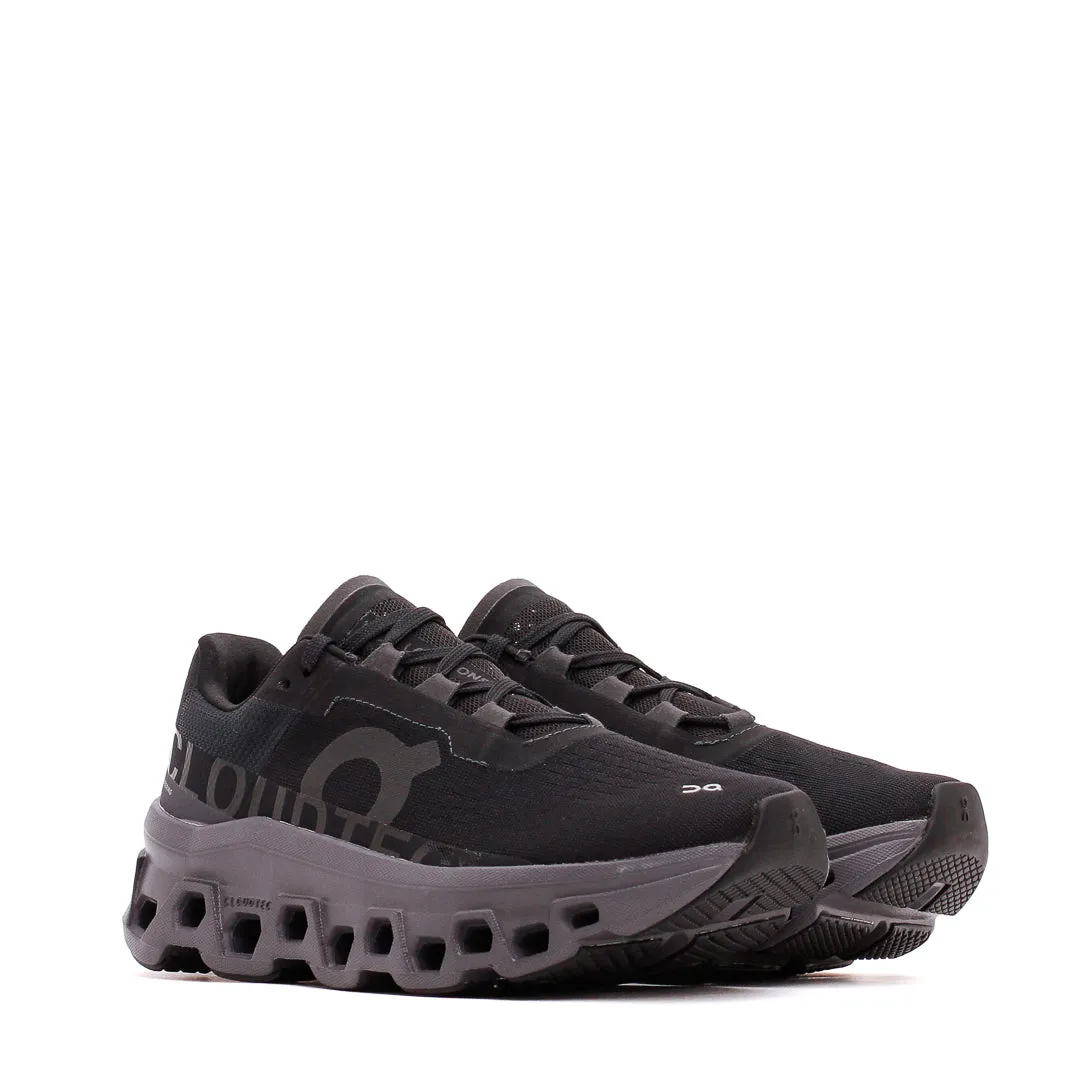 foam sole shoes ON Women Cloudmonster Black Magnet Core 61.99024