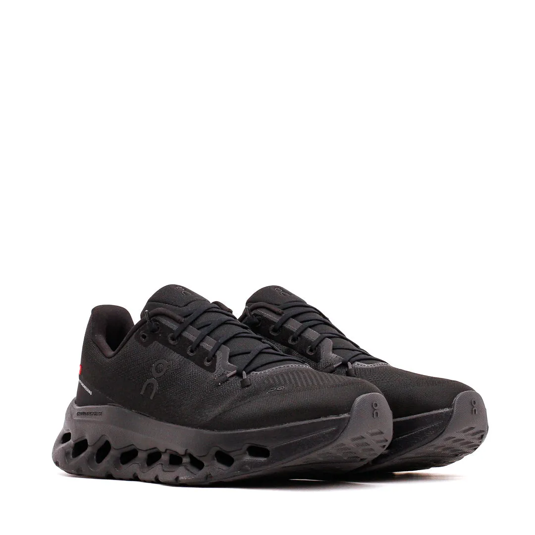 ON Women Cloudtilt Eclipse Black Core 3WE10050264 running in a steppe area shoes Wide - footed