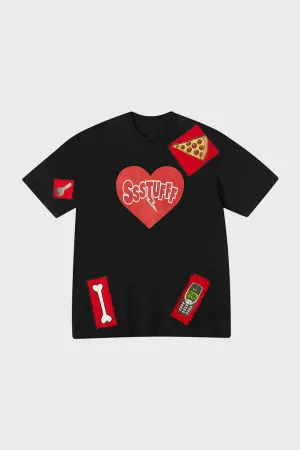 Casual Active Breathable Cotton Fabric Operation Game Tee(Cuttable)