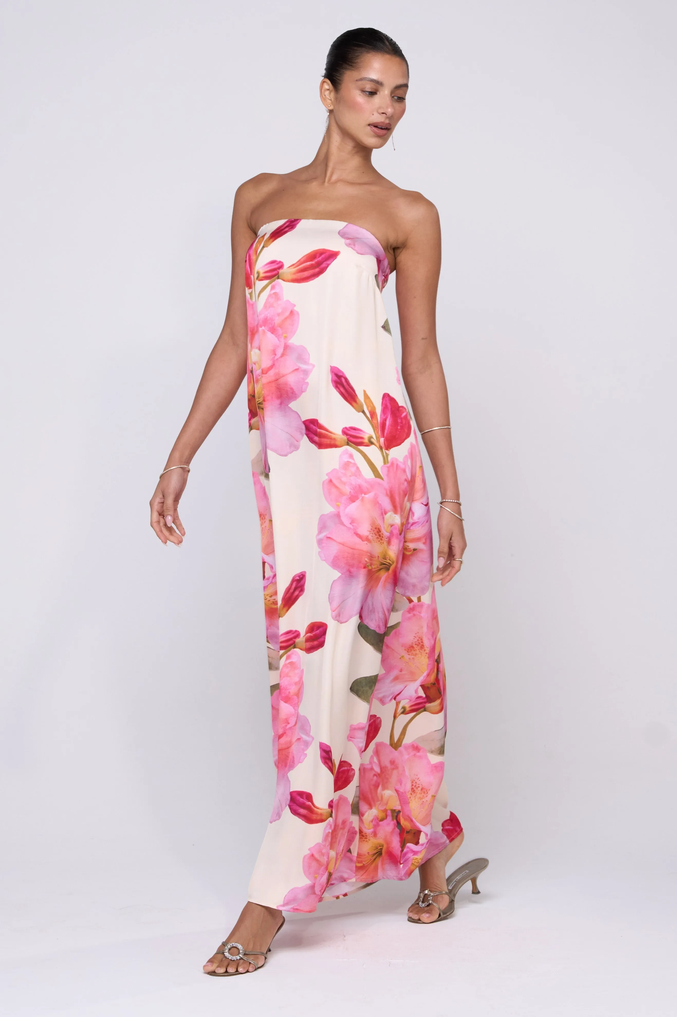Soft Glide Rural Charm Ophelia Maxi Dress in Lily