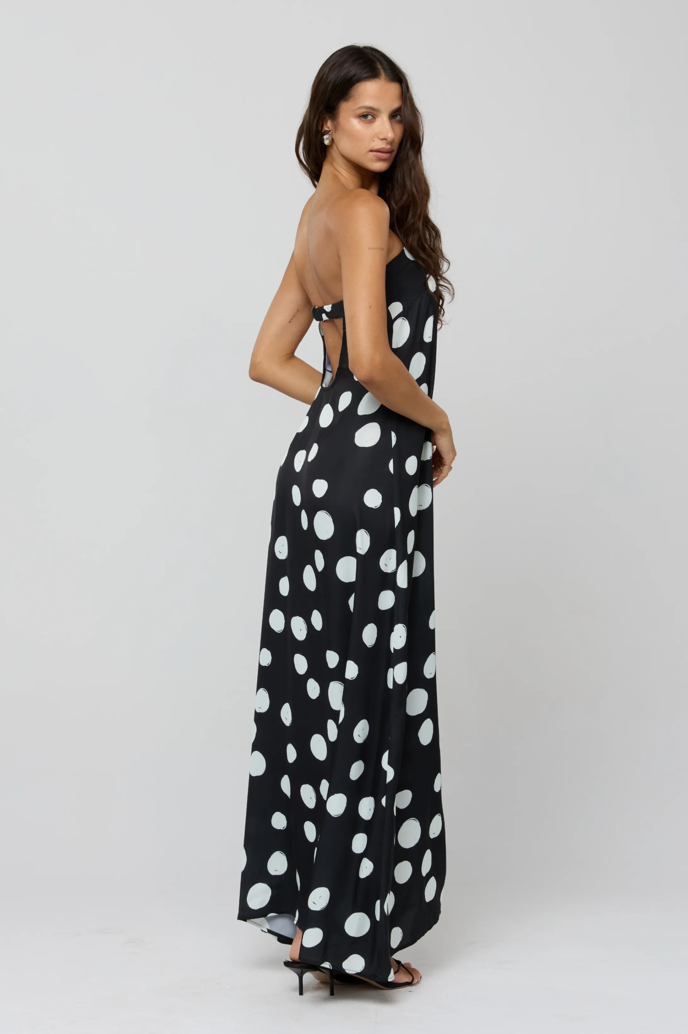 Ophelia Maxi Dress in Vogue Calm Texture Mid layer