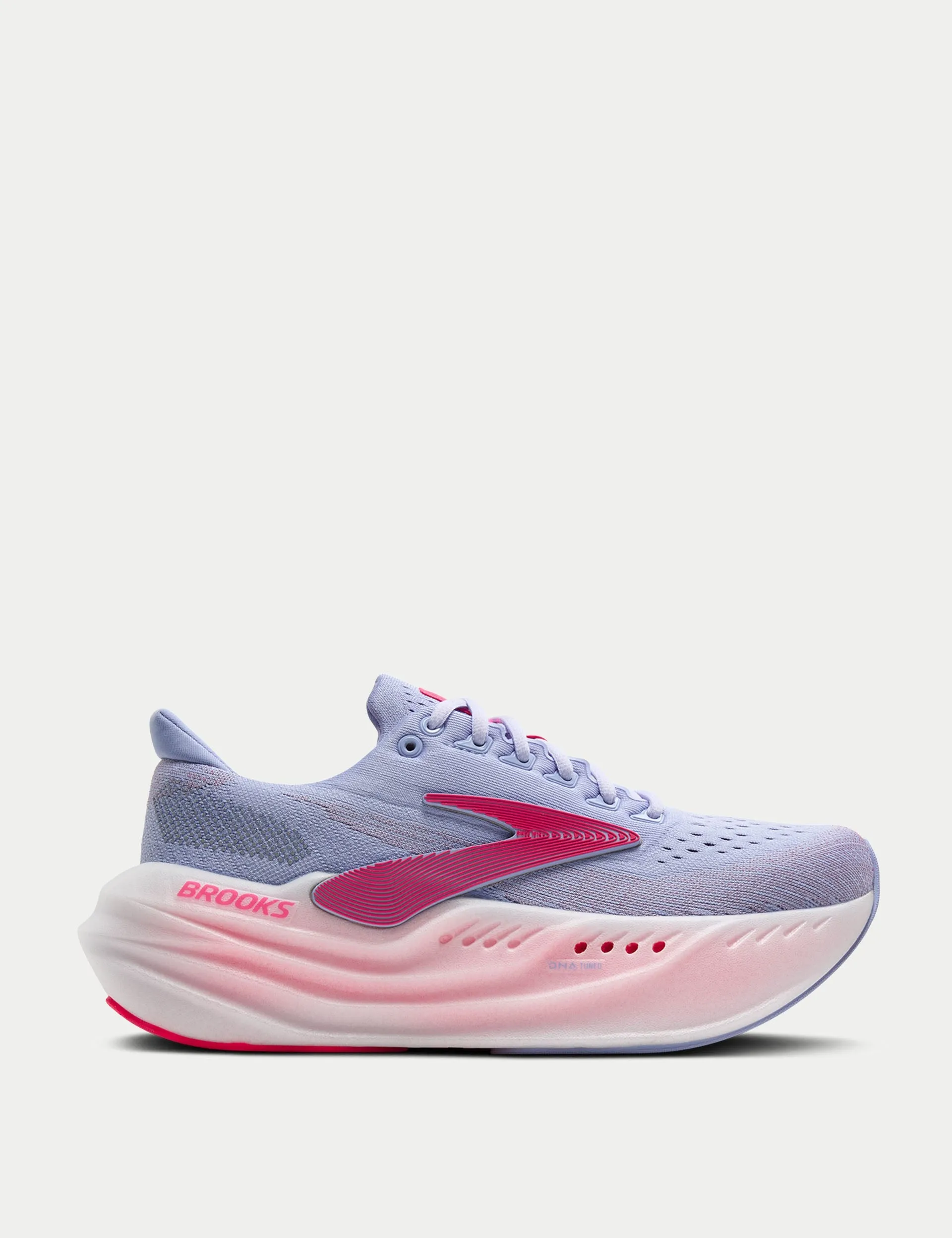 Design-led concept running in a historical site shoes Glycerin Max - Blue Heron/Diva Pink/White