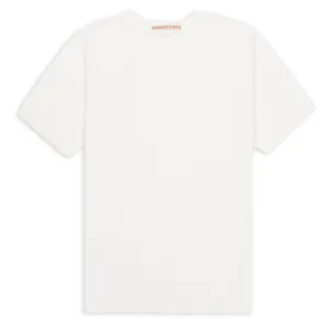 Organic Egyptian Cotton T-Shirt - Off White Minimalist Aesthetic Ultra Soft Texture