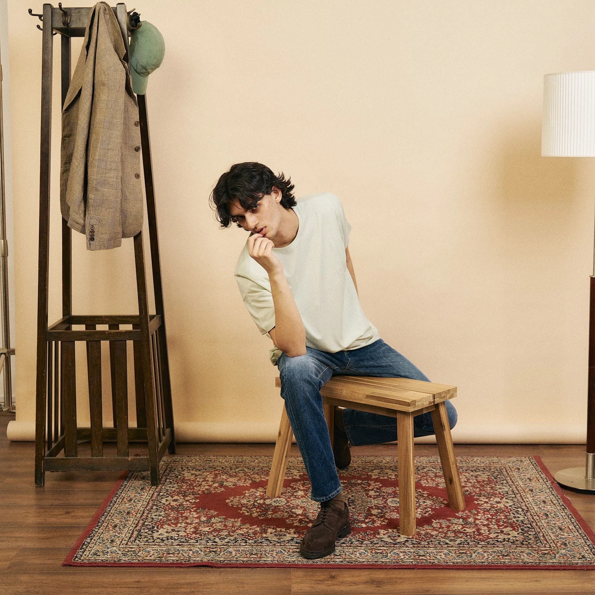 Simple and Cozy Organic Egyptian Cotton T-Shirt - Sage