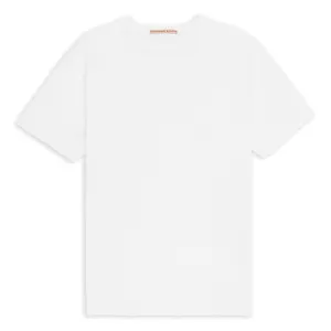 Organic Egyptian Cotton T-Shirt - White Lightweight Look