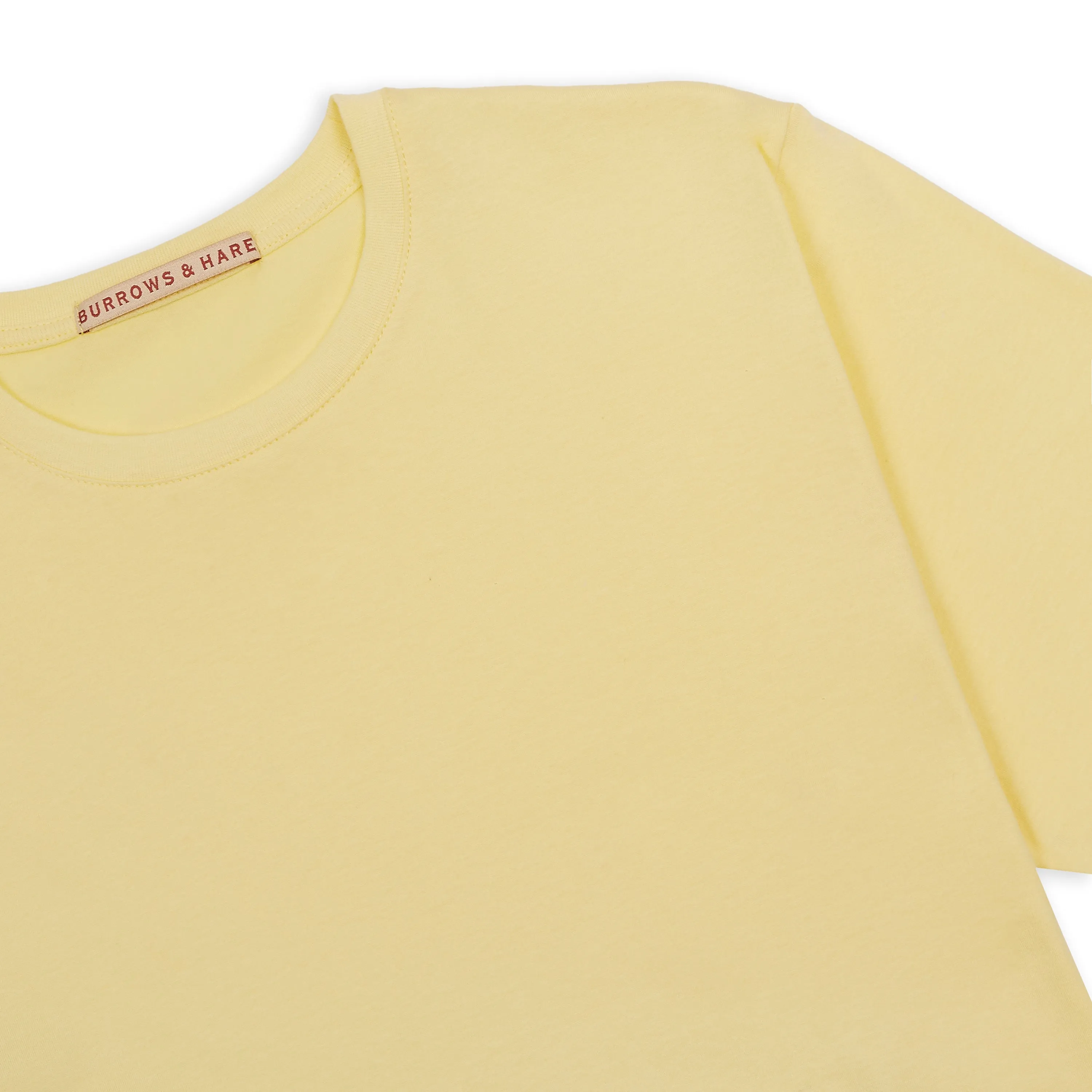 Organic Egyptian Cotton T-Shirt - Yellow Casual Vibe Wear