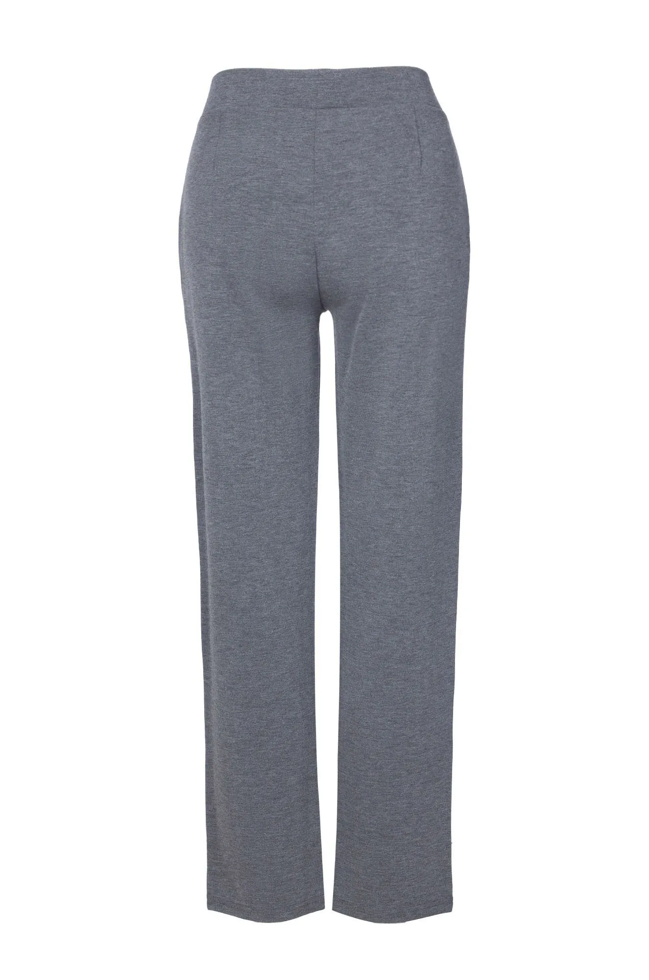 Performance Layer Breathable Comfort Fit Short Ponti Pants | GRAPHITE MARLE | 7763B1