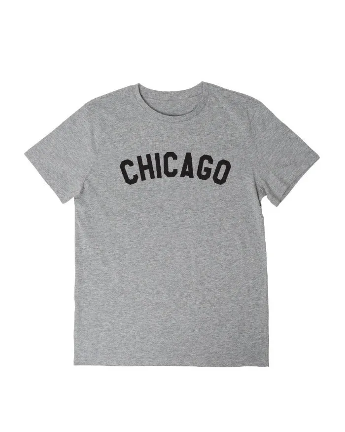 Layer-Friendly Chicago Basic T-Shirt - Heather Grey