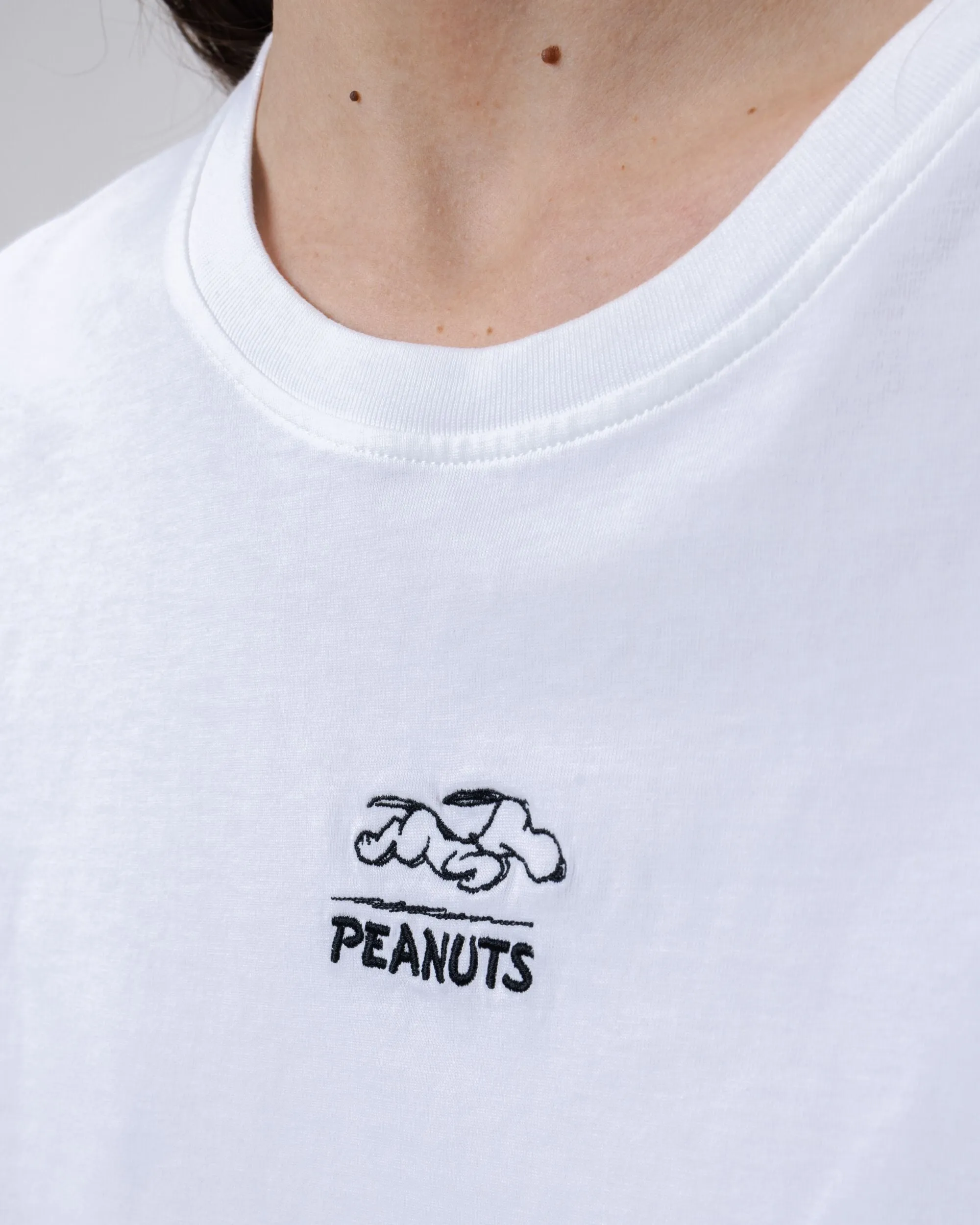 Chill Mode Everyday Trend Peanuts Everybody's in a Hurry Oversize Tee White