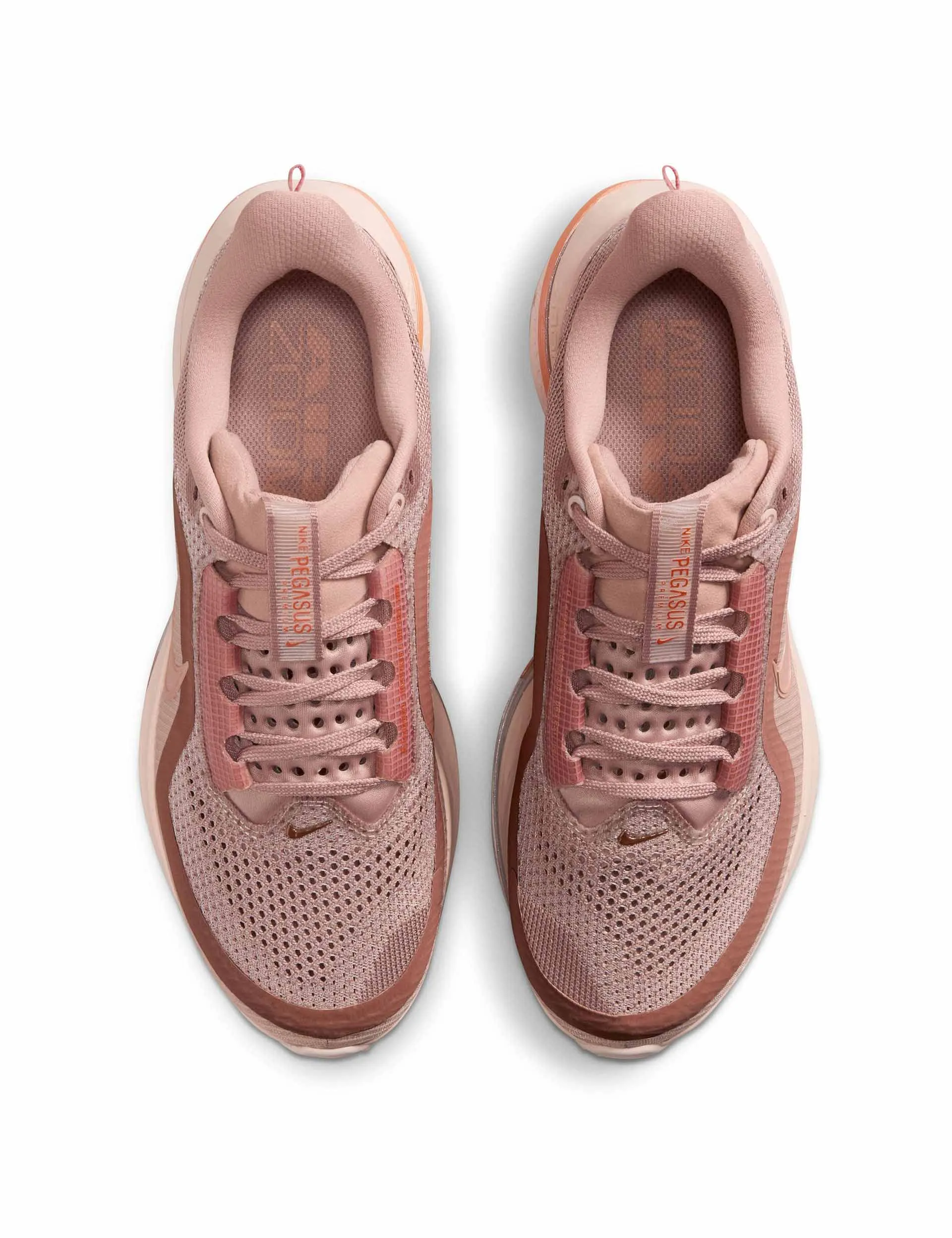 Overpronation Control Hyper Elastic Pegasus Premium Shoes - Particle Pink/Metallic Rose Gold/Silt Red
