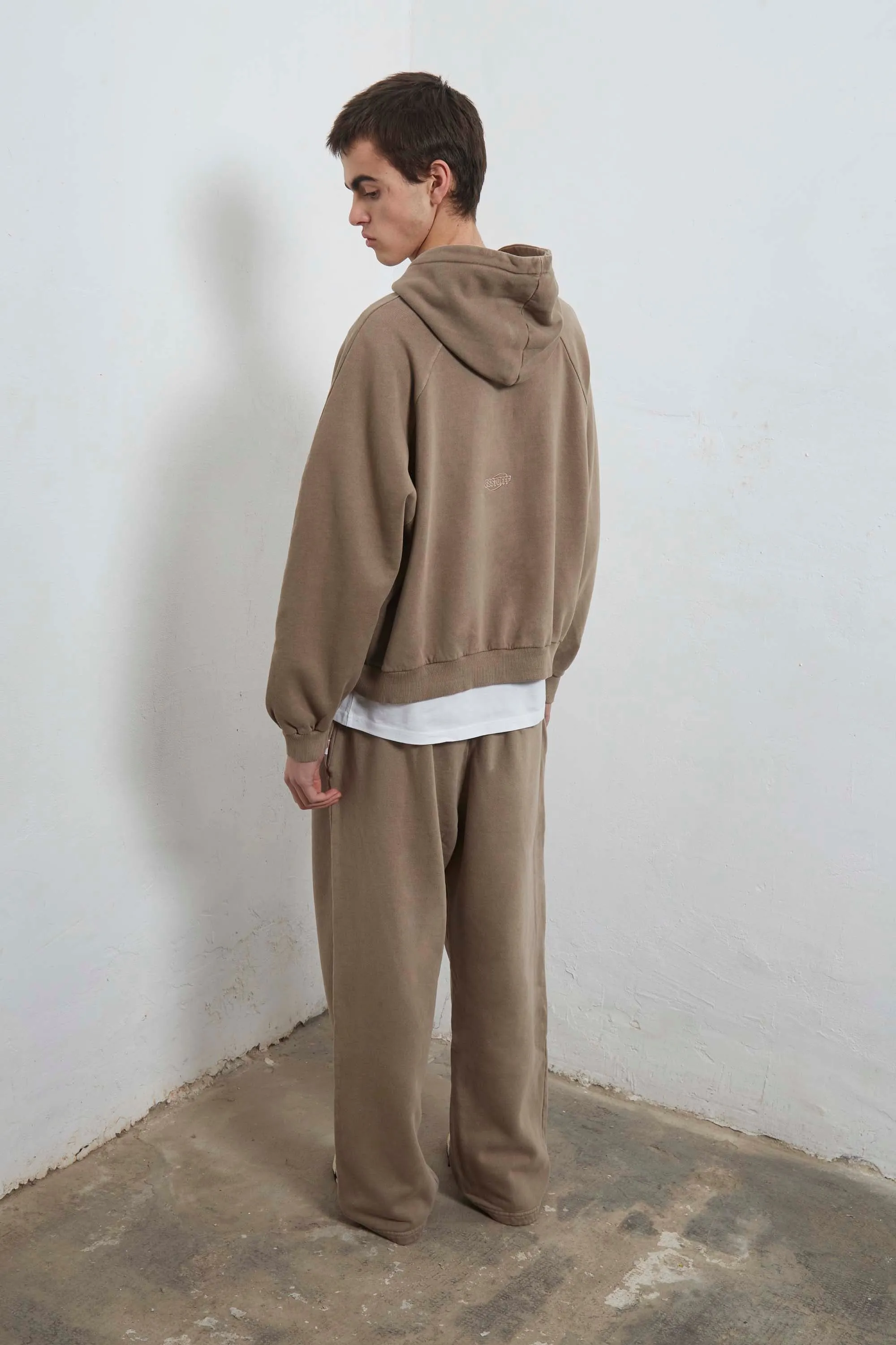 Minimal Staple Daily Comfort Mini Logo Zip-Up Cropped