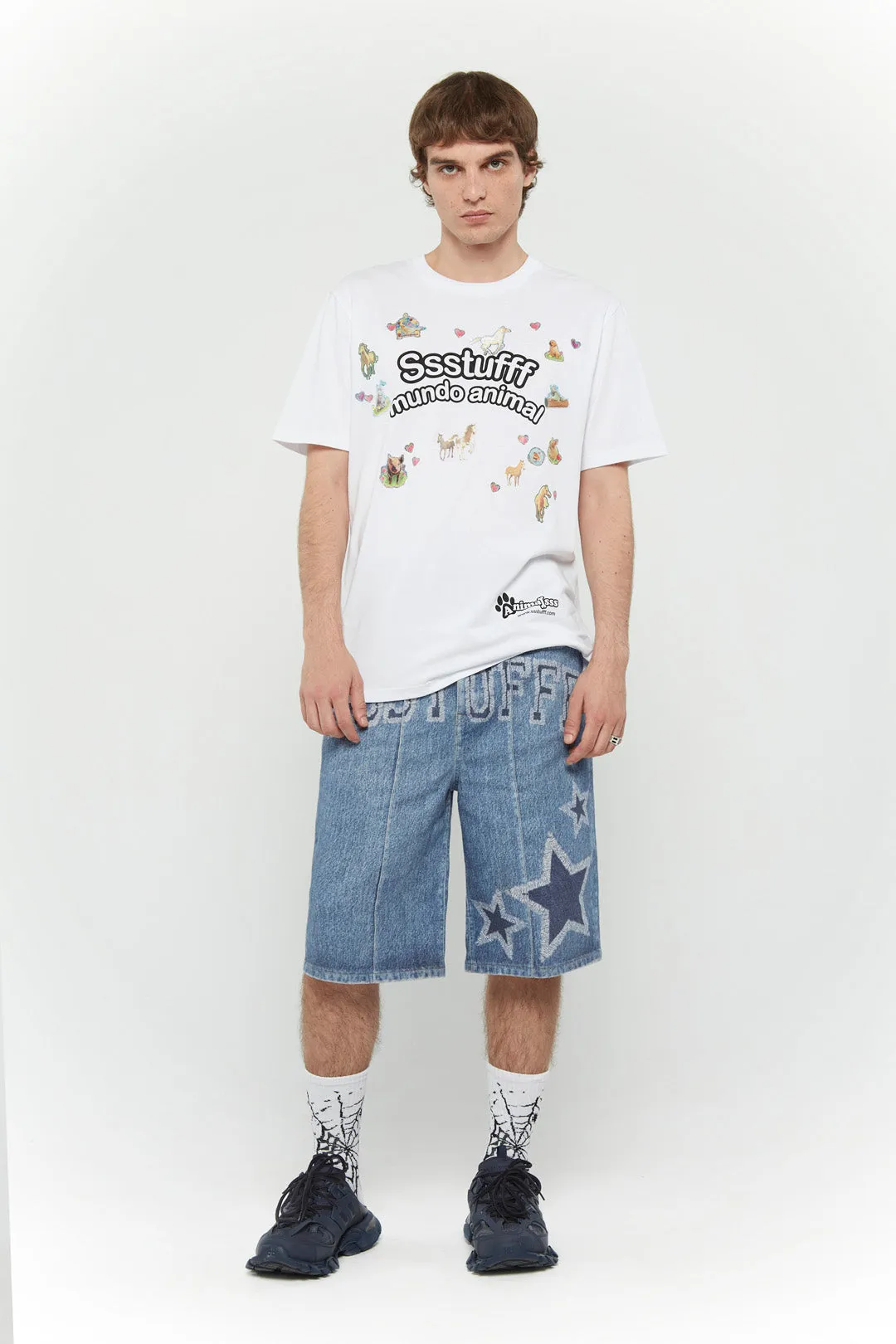 Breathable mesh panel Colorfast Material Pet World Tee