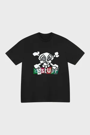 Retro nostalgia Minimal Comfort Skull Tee