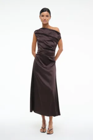 PHARE SILK DRESS | EARTH Subtle Edge