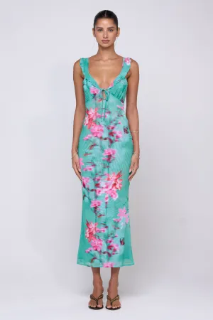 Goldie Dress in Clearwater Daywear Fit Cozy Drape