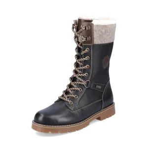 Remonte D9379-01 Flip Grip Boots Anatomical Toe Shape Smooth ride