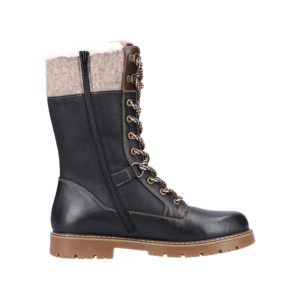 Remonte D9379-01 Flip Grip Boots Comfort Midsole