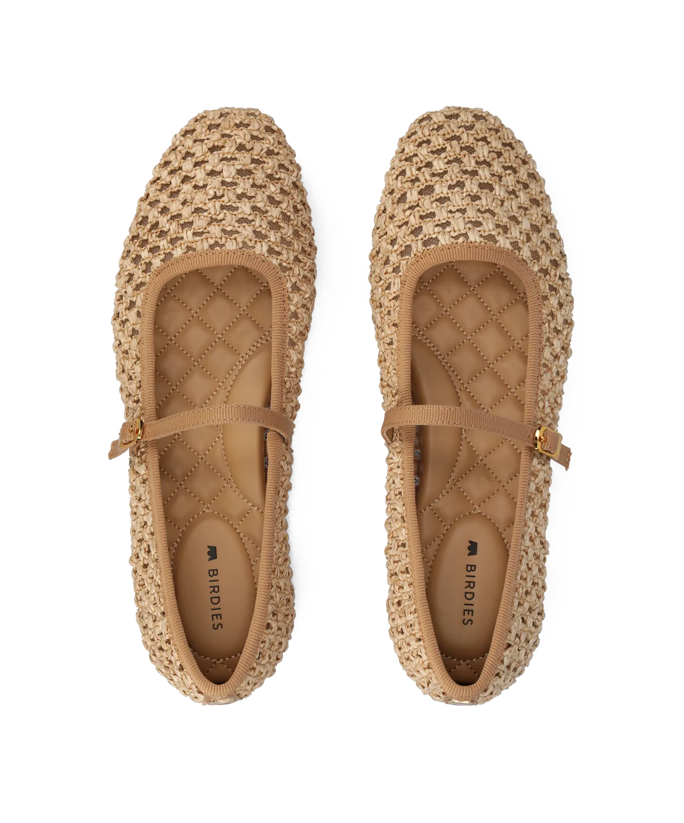 The Hummingbird Mary Jane - Tan Openweave Tear Resistant Upper