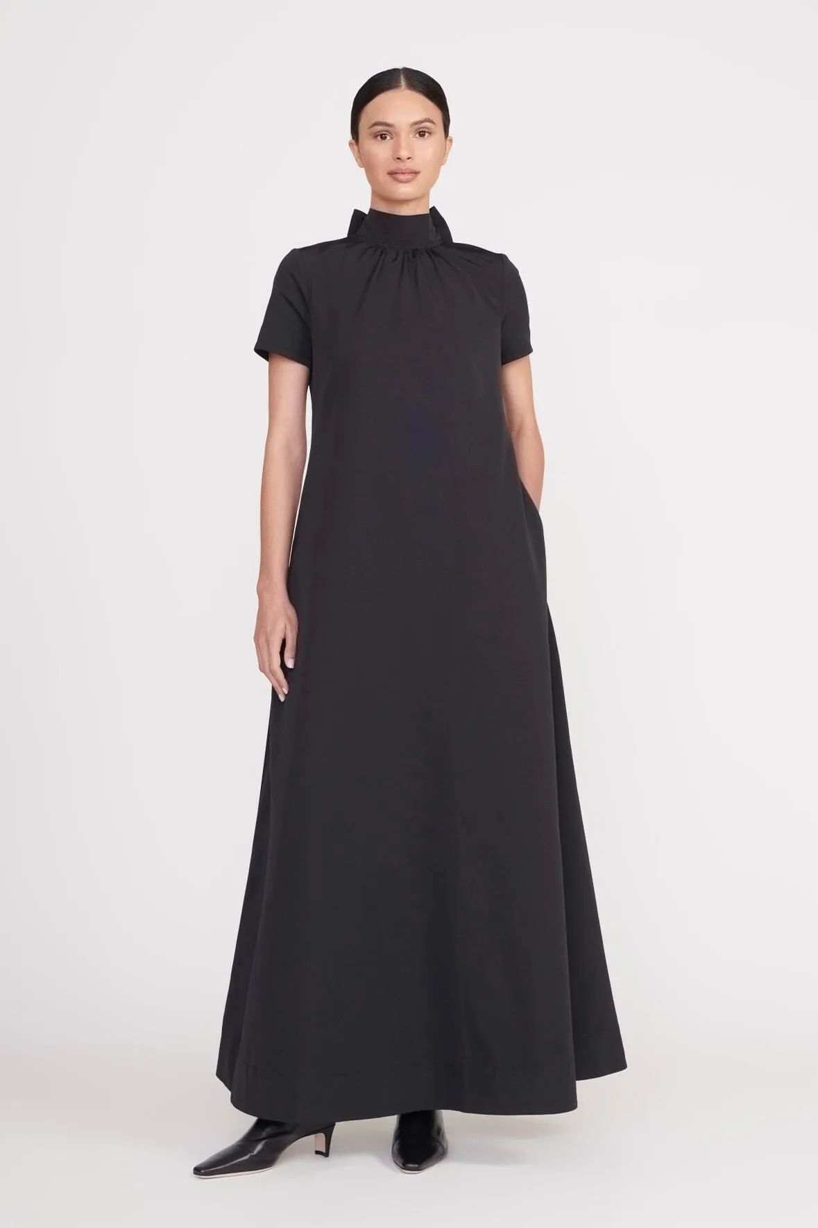 Sophisticated Cut ILANA DRESS | BLACK