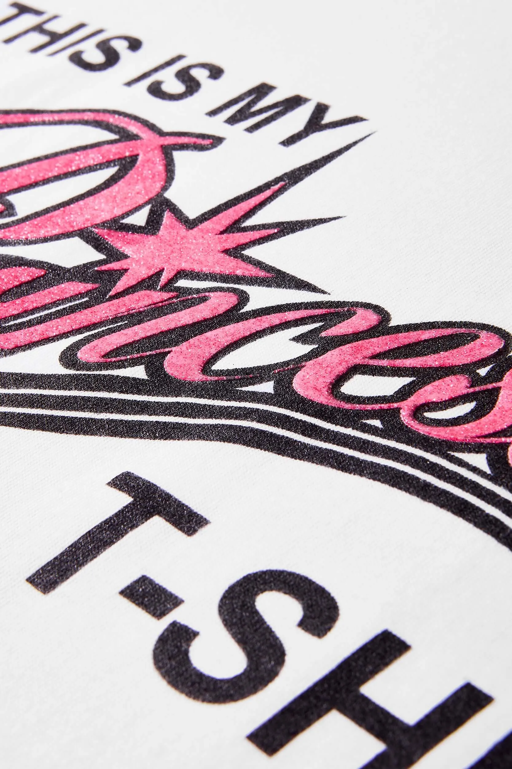 Princesss Cropped Tee informal gathering layerable