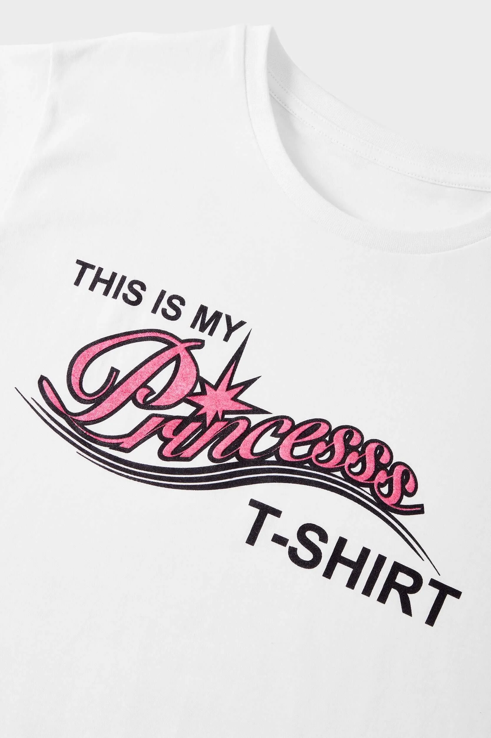 Wear Resistant Fabric Princesss Cropped Tee